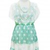 Rebecca Mint Green Polka Dot Dress