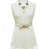 Kimberly Beige Cocktail Dress