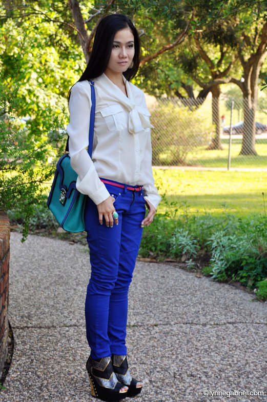 Royal Blue Skinny Jeans