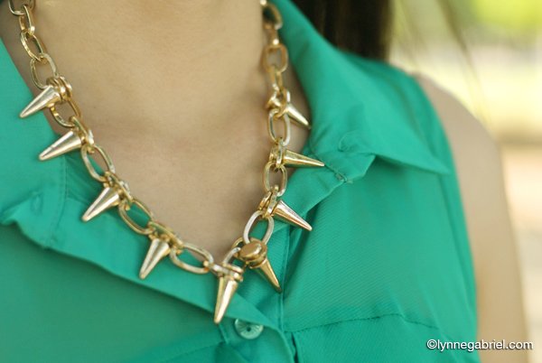 Spike Rivet Necklace