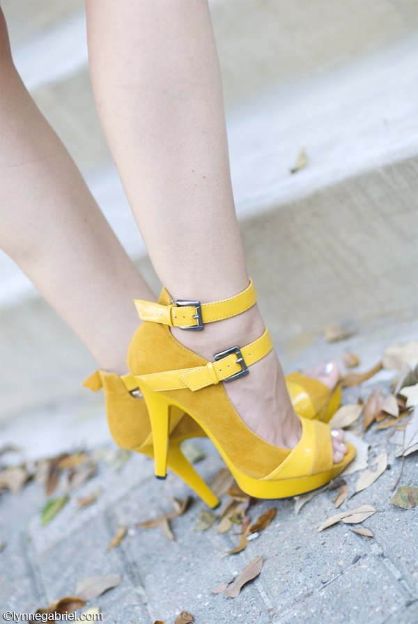 Anne Michelle Mustard Shoes