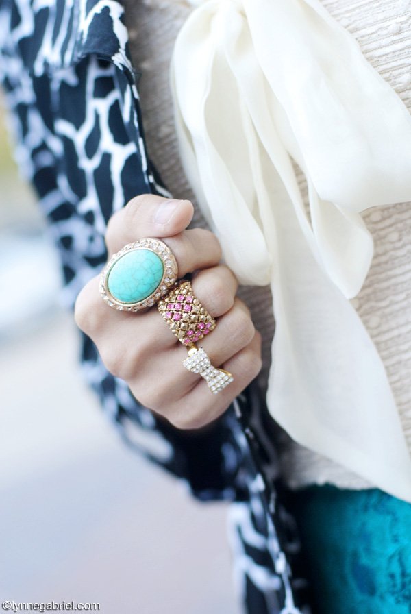 Charlotte Russe Ring, Bow Ring