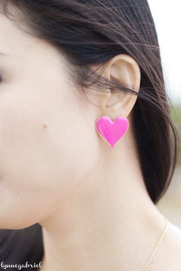Shop Elle Heart Earrings
