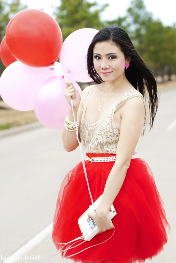 Red Tulle Skirt