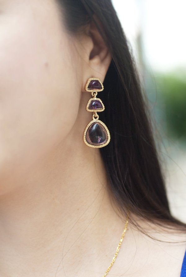 Accessory Concierge Purple Earrings