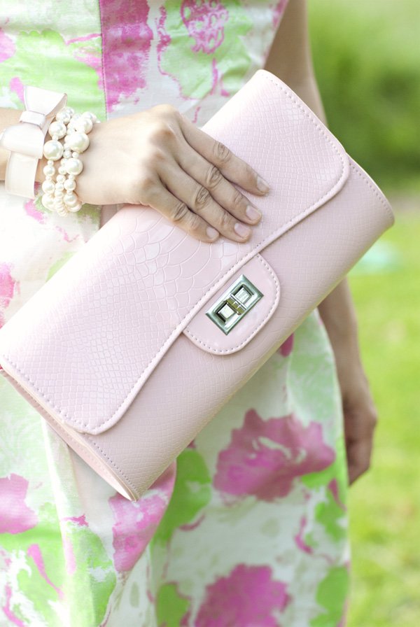 Pink Clutch Bag