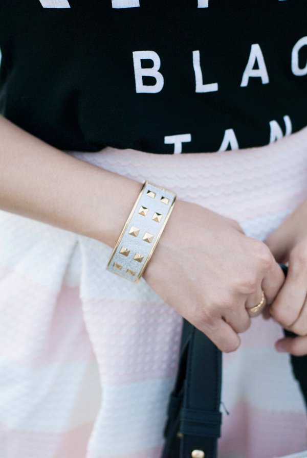 Silver and Gold Bangle