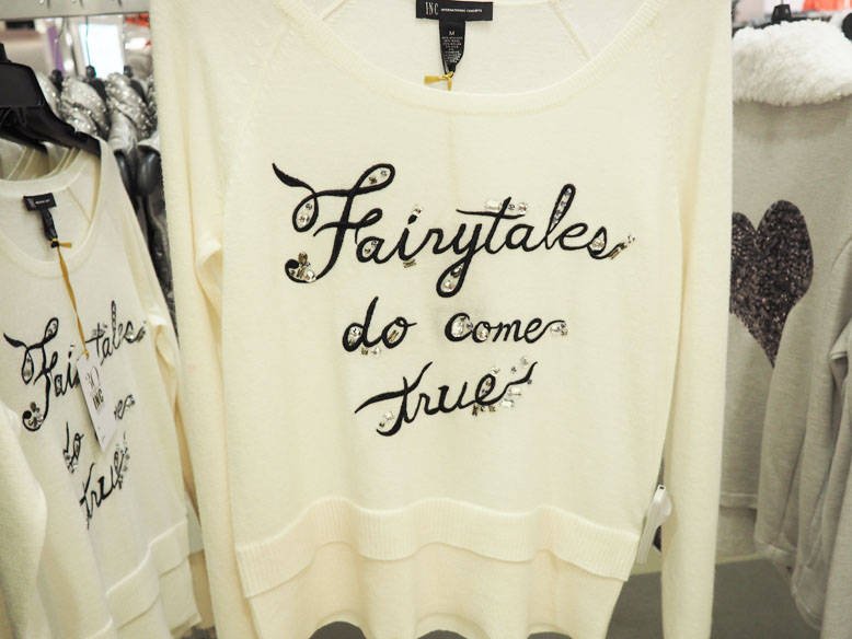 INC Fairytales Do Come True Sweater