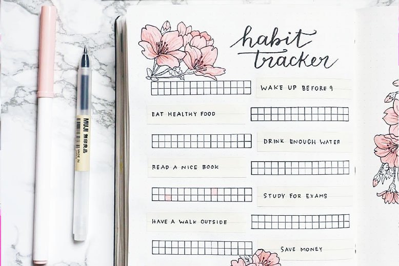 Bullet Journal Habit Tracker